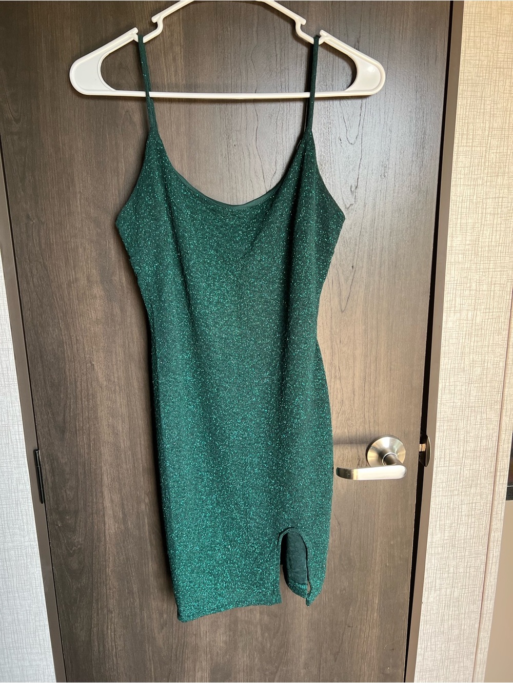 Windsor Emerald Green Glitter Dress